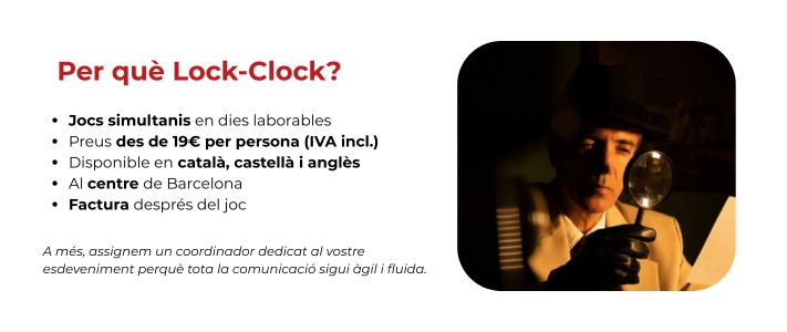Raons per contractar Lock-Clock Escape Room per al proper team building