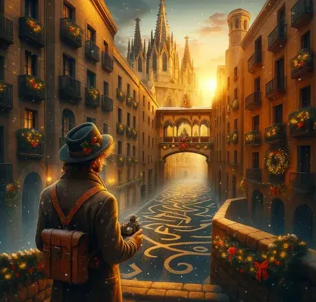 "Laberinto del Tiempo" escape room exterior en Barcelona